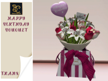 BMC3920 - GORGEOUS HAPPY BIRTHDAY BOUQUET - PERFECT GIFT FOR SOMEONE'S BIRTHDAY