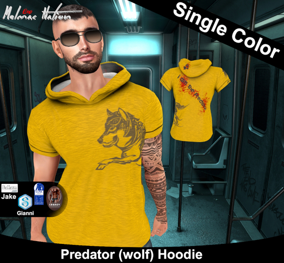 [ALF] Predator DRK YELLOW Hoodie