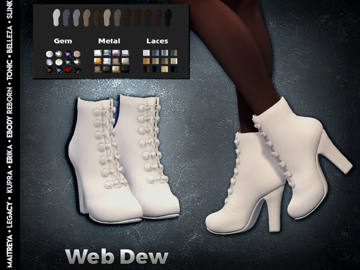 ::WD:: Amelia Boots White