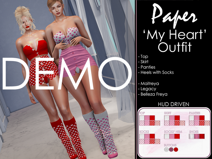 Paper. - [DEMO] 'My Heart' Outfit / Set