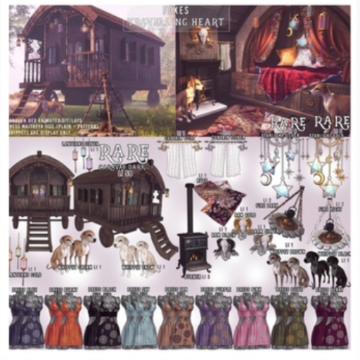 Foxes - Travelling Heart - Dress - Burnt[box]