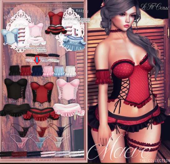 {le fil casse} Maeve RED 2 PC SET Maitreya