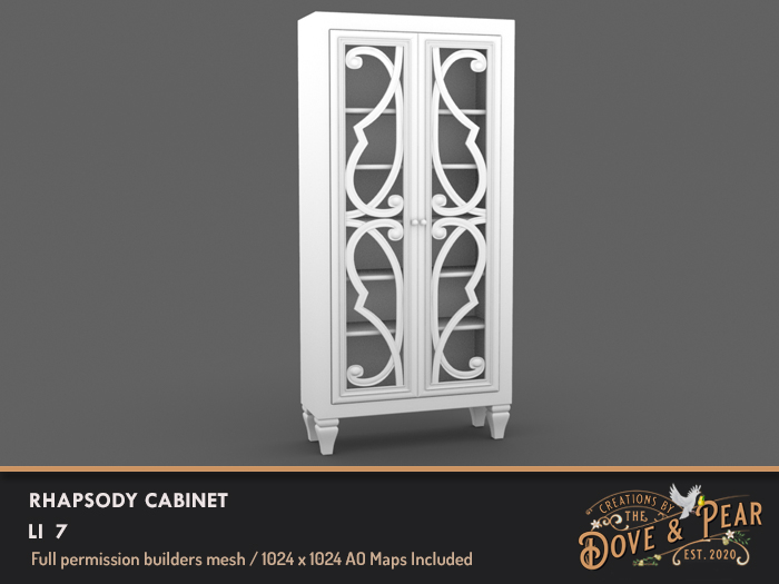 Dove & Pear for Builders - Rhapsody Cabinet 