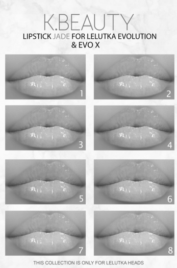 K.BEAUTY - DEMO JADE LIPS - LELUTKA EVO - EVO X