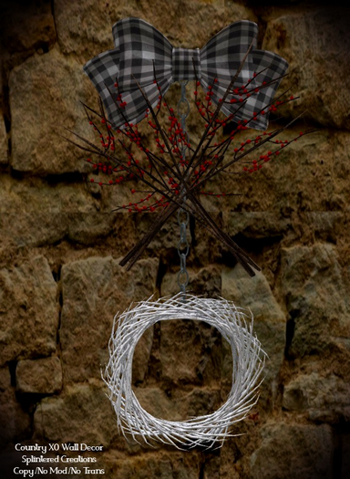 SC: Country XO Wall Decor