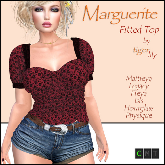 Tigerlily Designs Marguerite Top Satine