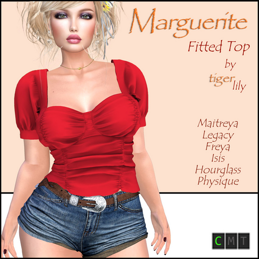 Tigerlily Designs Marguerite Top Passion