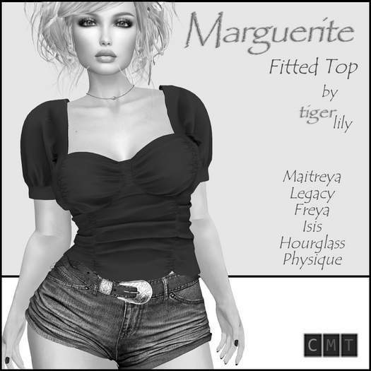 Tigerlily Designs Marguerite Fitted Top DEMO