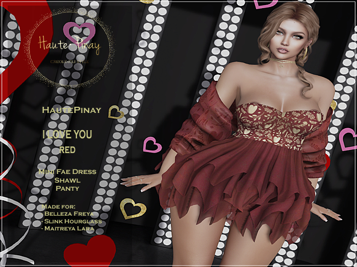HautePinay - I LOVE YOU mini fae dress