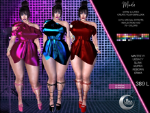Minola Ruffle Shirt Dress with Belt,70+ Colors,With Special FX HUd, Satin - Latex and Metallics,Kupra,Reborn,Erika,Slink