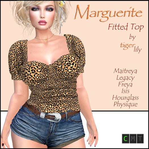 Tigerlily Designs Marguerite Top Leopard