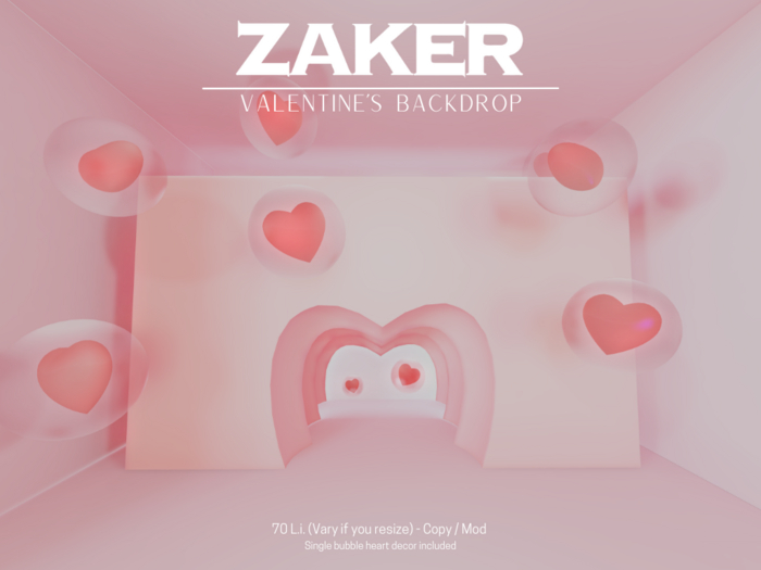 ZAKER : Valentine's Backdrop