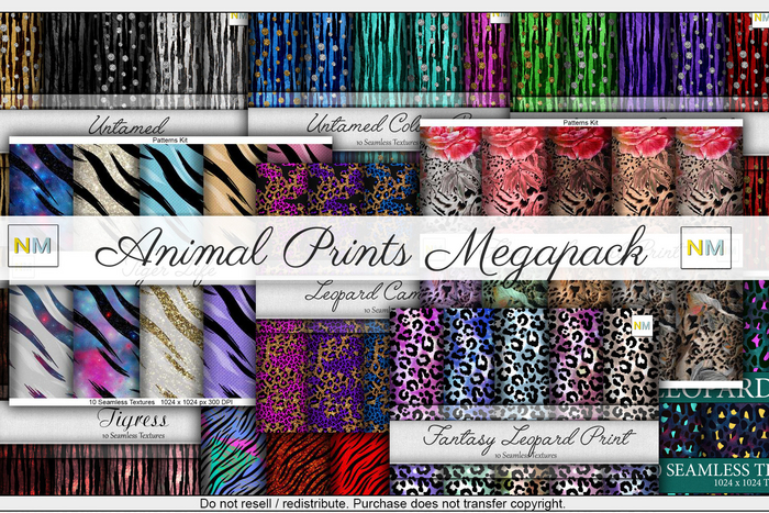 Animal Prints MEGAPACK Seamless Textures NM