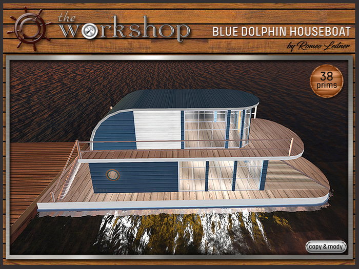 BLUE DOLPHIN HOUSEBOAT