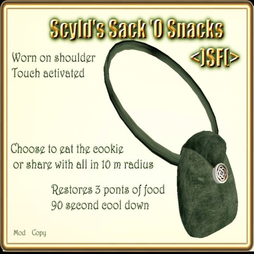 Scyld's Sack O Snacks