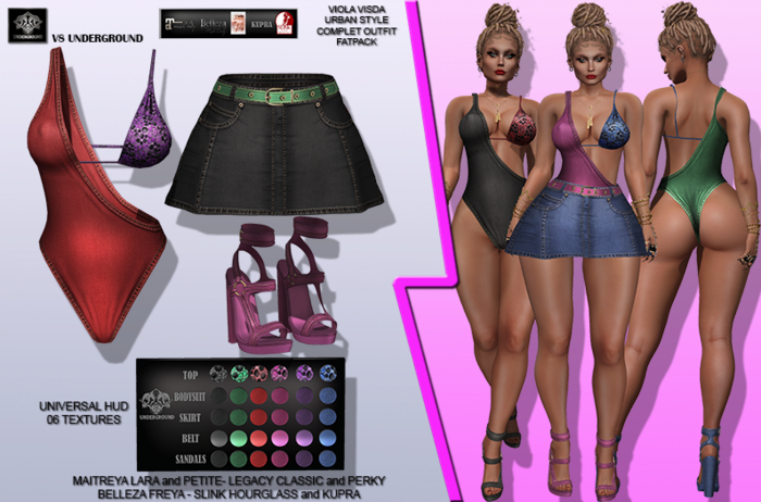 **DEMO**VIOLA VISDA URBAN STYLE COMPLET OUTFIT** (WEAR)