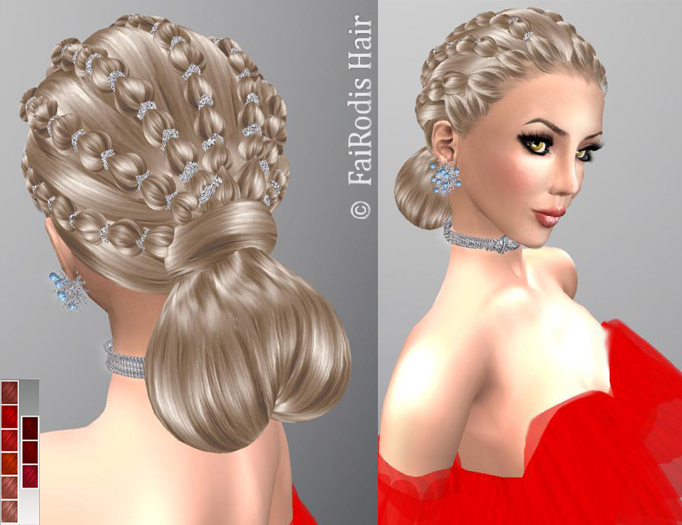 FaiRodis Karolina hair light reds +DECORATION Demo PACK