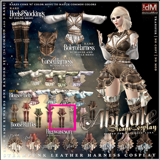 15 !dM Abigale **ROSE** Boots (BOX LARA)