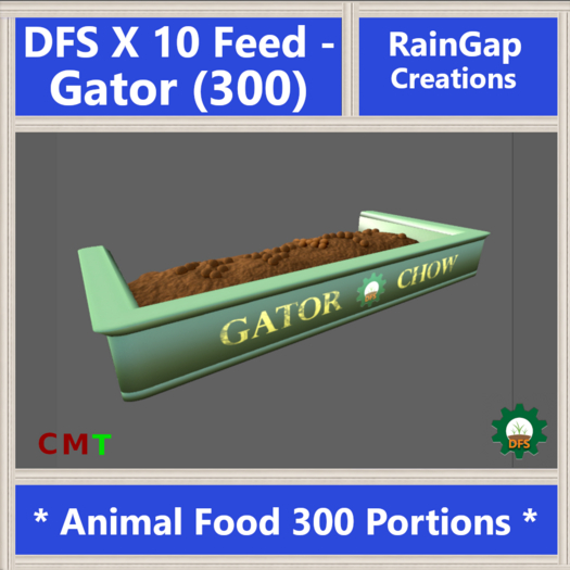 DFS FEED - GATOR (300) X 10 ACTUAL ITEM