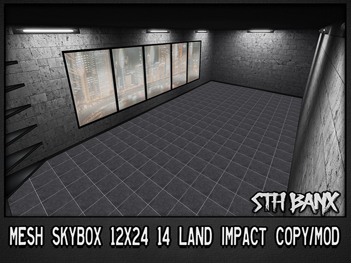 5TH~ 12 X 24 Mesh Skybox #1 