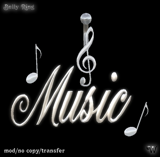 ~WC~ Belly Ring "Music"