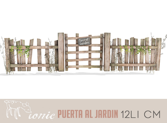 ionic : Puerta al jardin