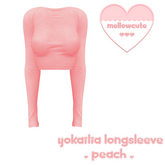 mellowcute-yokailia top-peach