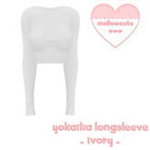 mellowcute-yokailia top-ivory