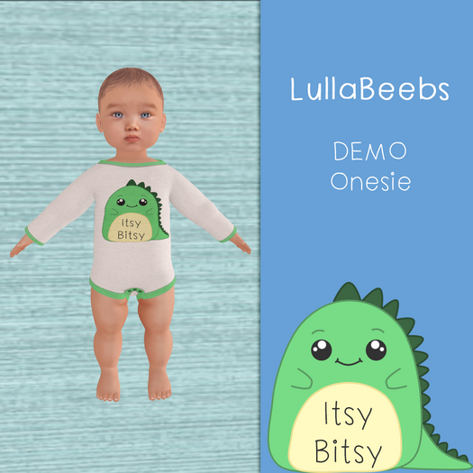 Itsy Bitsy Lullabeebs Demo Onesie HUD