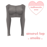 mellowcute-amoret top-smoke