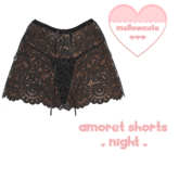 mellowcute-amoret shorts-night