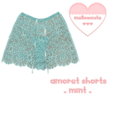 mellowcute-amoret shorts-mint
