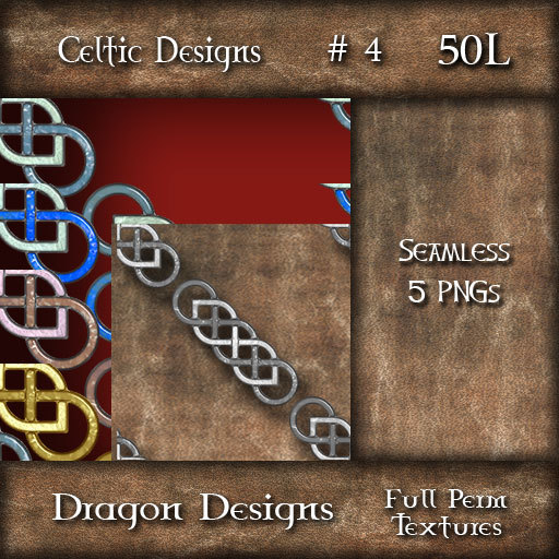Dragon Designs Seamless Celtic Knot - 4