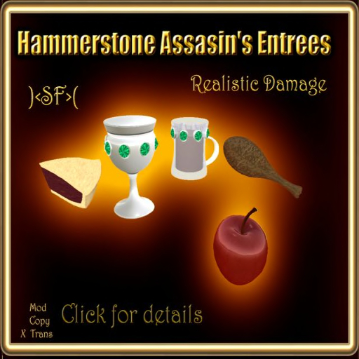 Hammerstone Assasin's Entrees