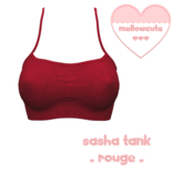 mellowcute-sasha top-rouge