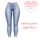 mellowcute-sasha jeans-light blue