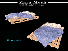 ZM - Furniture - Pallet Bed - FULL PERM MESH