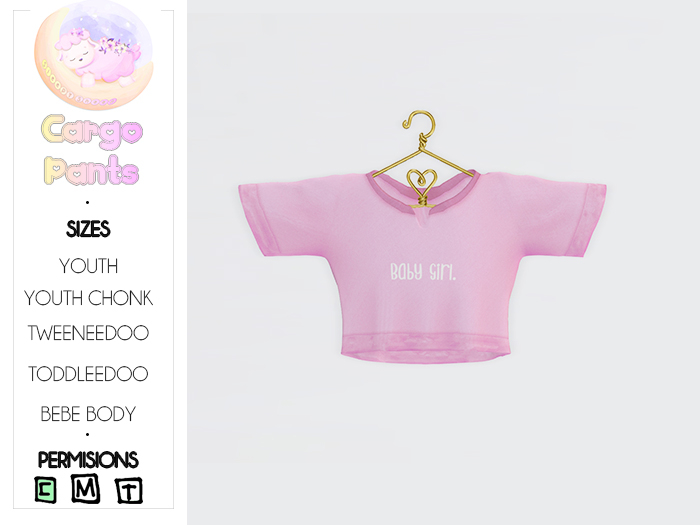 Sleepy Sheep. Cargo Pink Shirt