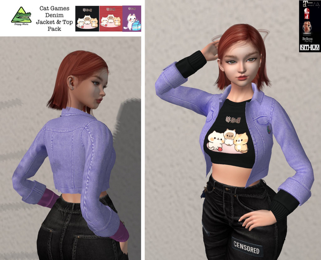 Snappy \\ Cat Games Kawaii Jacket Pack