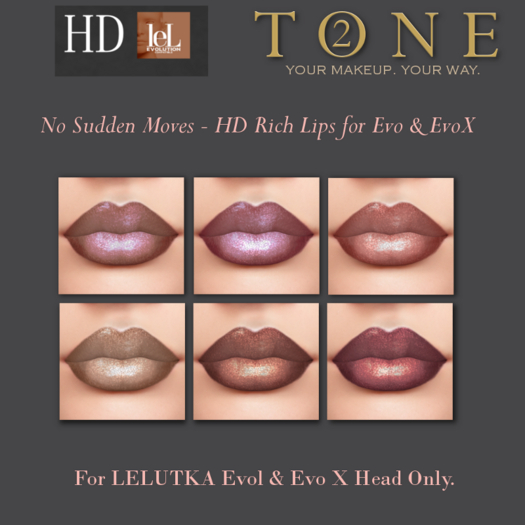 TONE 2 - No Sudden Moves HD Rich Lips (ADD to Unpack)
