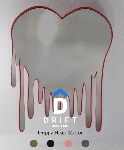 VersaHouse// Drippy Heart Mirror FATPACK 