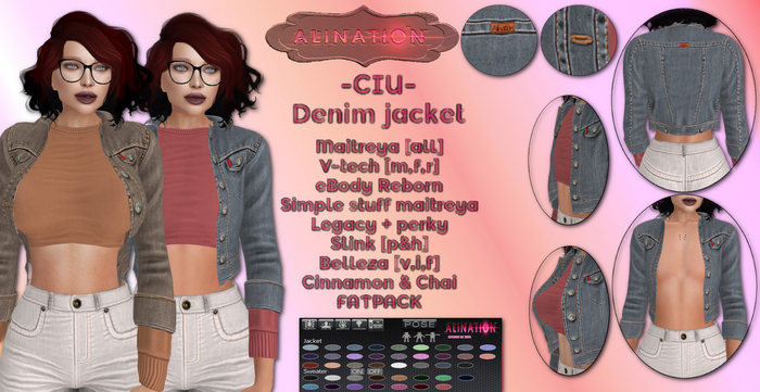 Alination-CIU-denim jacket fatpack[ADDME]