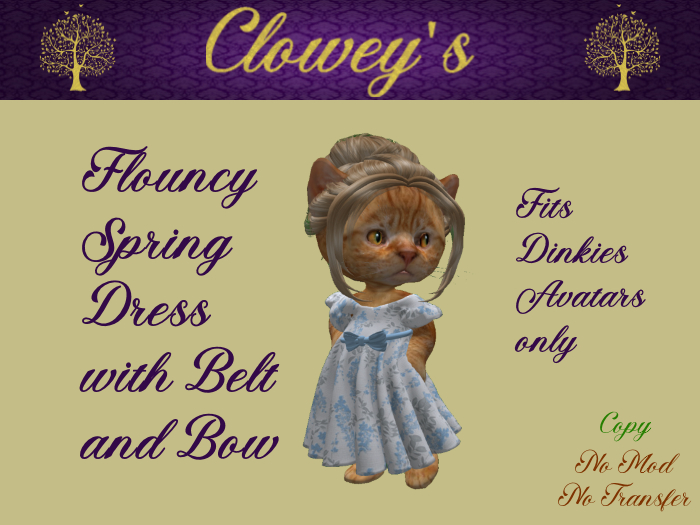 Clowey's Wisteria Spring Dress