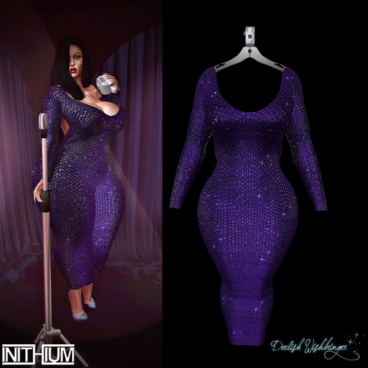 Sparkling Sequins Dress Kupra ROYAL