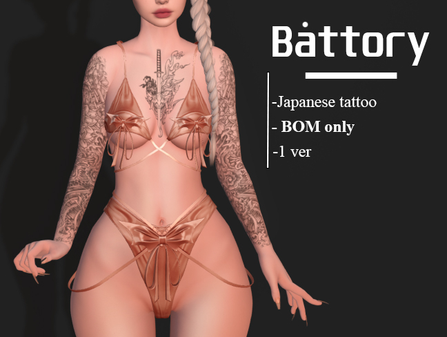 Japanese tattoo BOM
