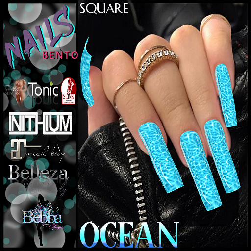 ::BEBBA:: Ocean Nails Square Belleza