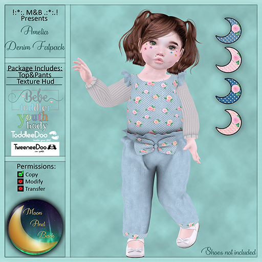 !:*:. M&B .:*:.! Amelia FatPack Bebe Toddler 