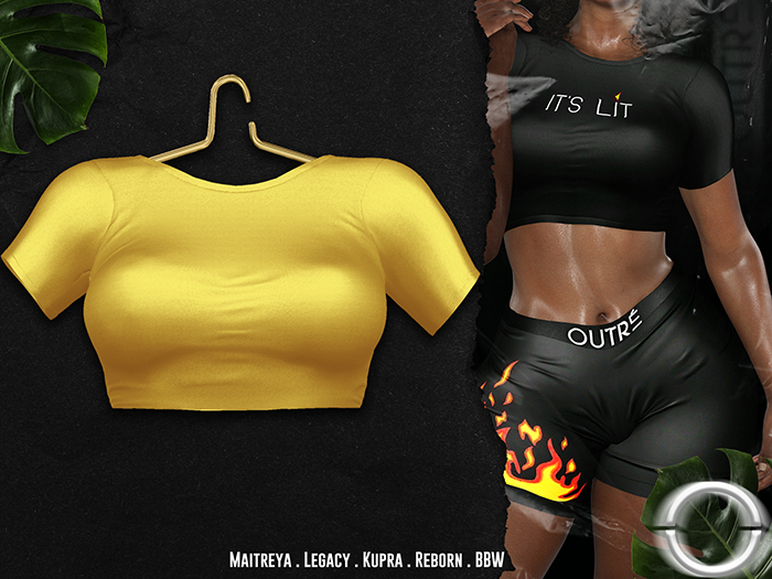 O U T R É  //  Ethi Tshirt : Gold