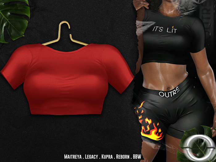 O U T R É  //  Ethi Tshirt : Red