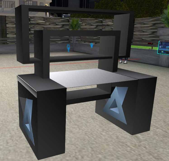 DD Office Desk w hutch